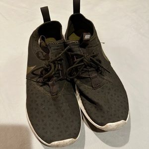 Army green Nike sneaker